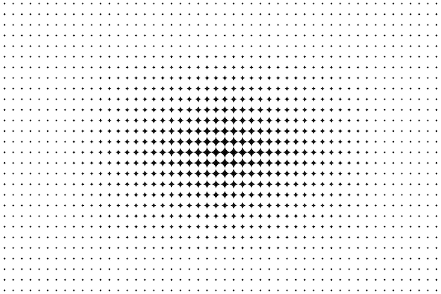 Fondo de semitono blanco y negro de diseño plano