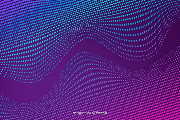 Fondo de semitono con efecto vibrante
