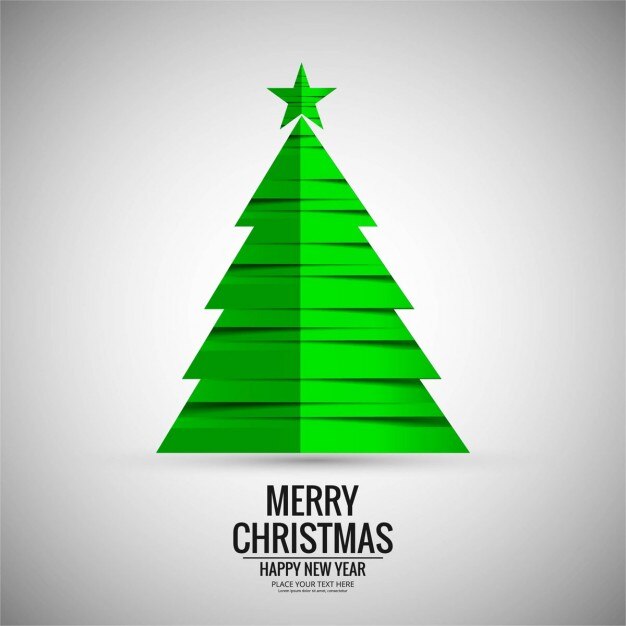 Fondo sencillo, árbol de navidad