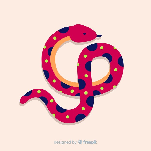 Fondo serpiente a puntos