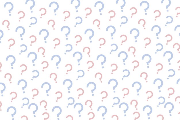 Fondo de signos de interrogación