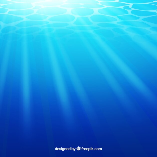 Fondo submarino en estilo realista
