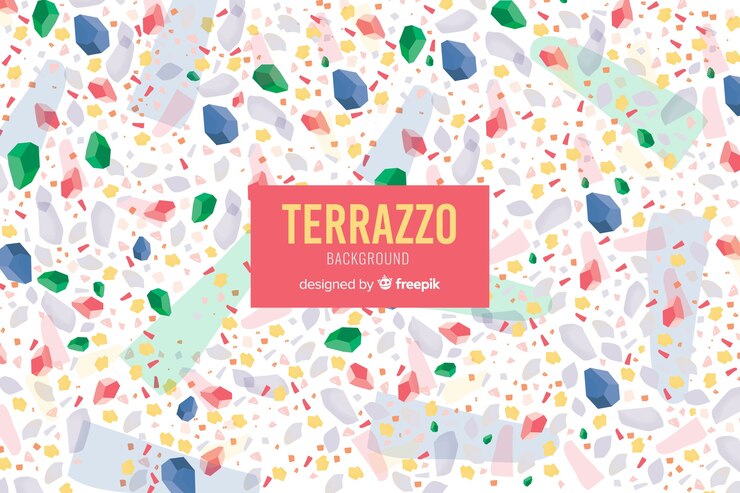 Vector gratuito fondo suelo de terrazo