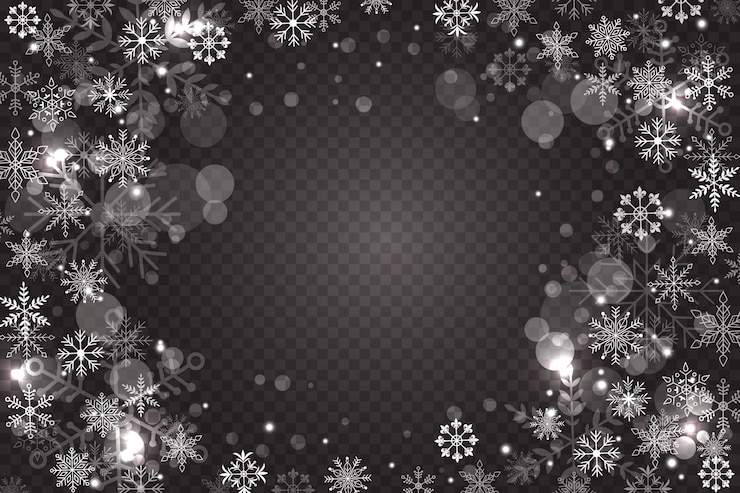 Vector gratuito fondo de superposición de copo de nieve