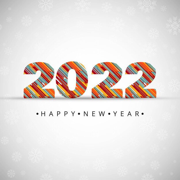 Fondo de tarjeta de celebración navideña de año nuevo 2022