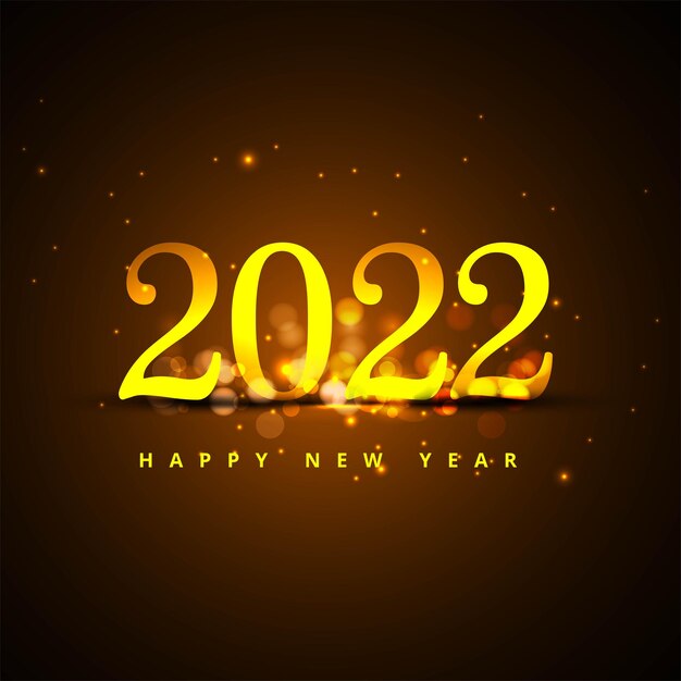 Fondo de tarjeta de texto creativo de año nuevo 2022