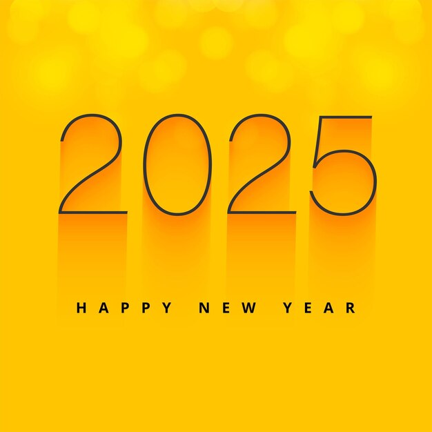 Fondo de la tarjeta de vacaciones de celebración del año nuevo 2025