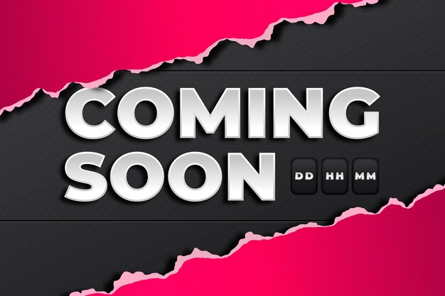 Fondo de teaser realista creativo