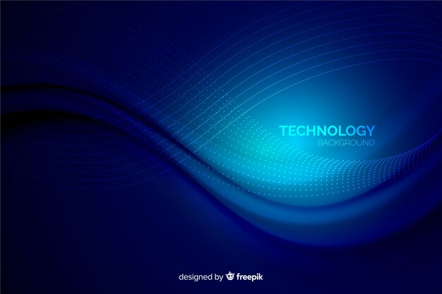 Fondo tecnología azul