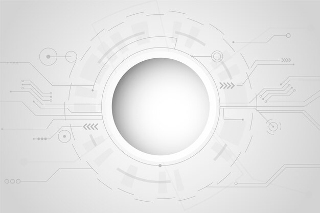 Fondo de tecnología blanca