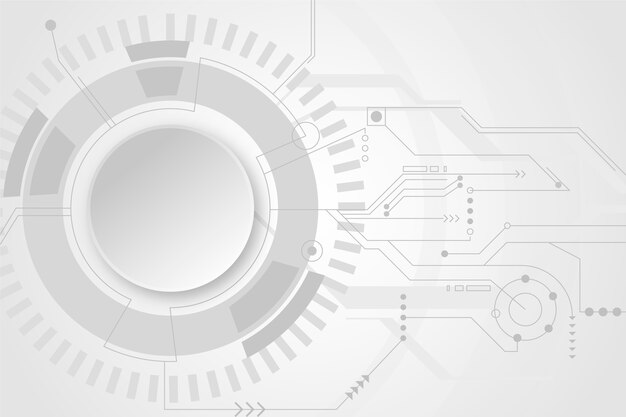 Fondo de tecnología blanca