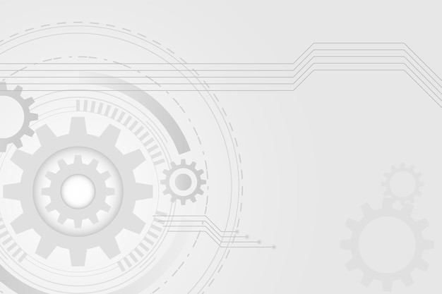 Fondo de tecnología blanca