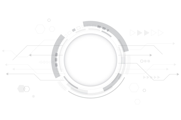 Fondo de tecnología blanca