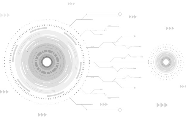 Fondo de tecnología blanca