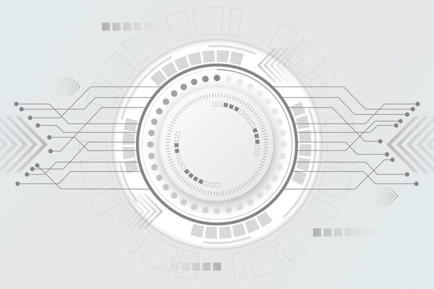 Fondo de tecnología blanca