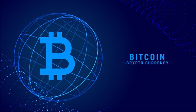 Vector gratuito fondo de tecnología de criptomoneda bitcoin descentralizada digital