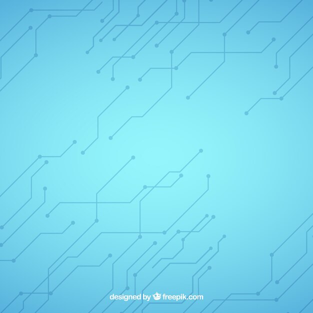 Fondo de tecnología en estilo abstracto