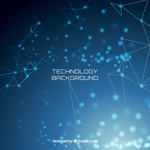 Fondo de tecnología en estilo abstracto