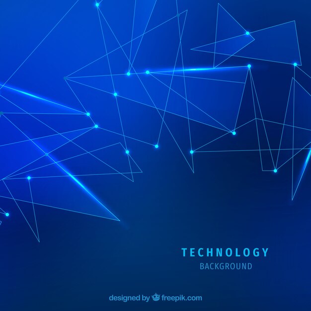 Fondo de tecnología en estilo abstracto