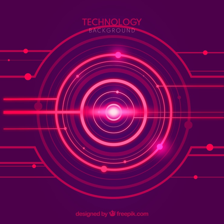 Vector gratuito fondo de tecnología en estilo abstracto