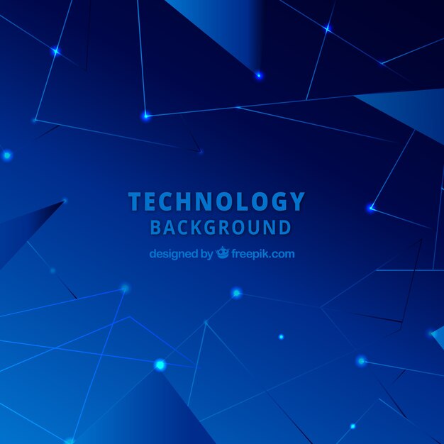 Fondo de tecnología en estilo abstracto