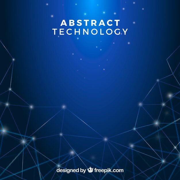Fondo de tecnología en estilo abstracto