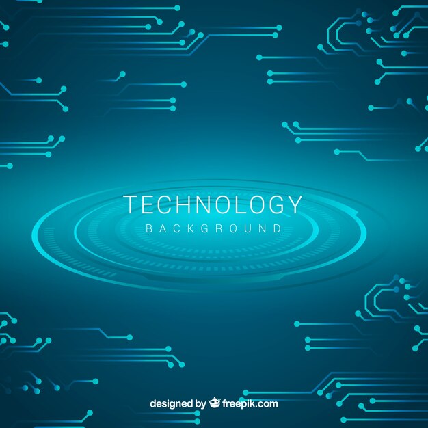 Fondo de tecnología con estilo profesional