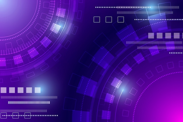 Fondo de tecnología futurista