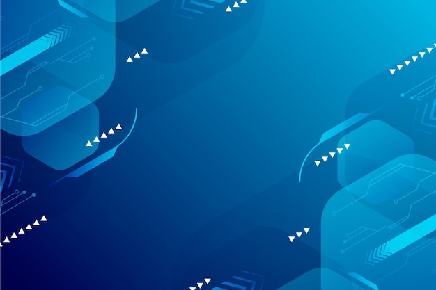 Fondo de tecnología geométrica degradada