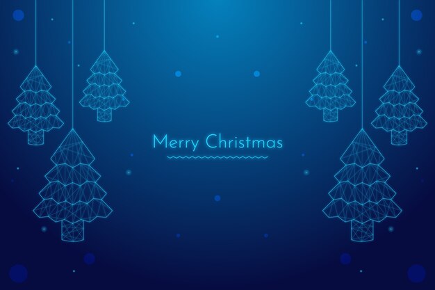 Fondo de tecnología de navidad realista