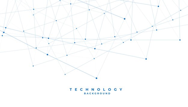 fondo de tecnología de red digital con diseño de formas triangulares