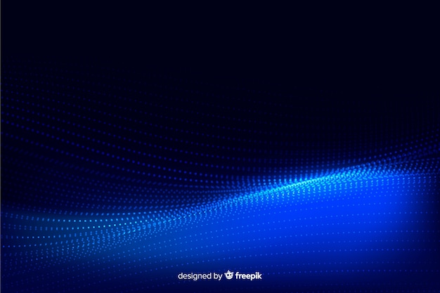 Fondo tecnológico abstracto azul