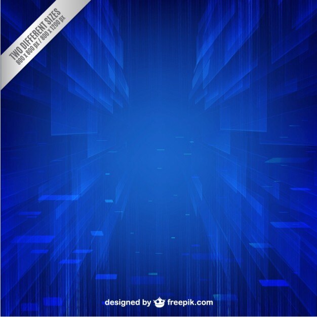 Vector gratuito fondo tecnológico azul