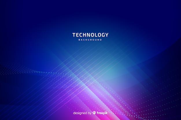 Fondo tecnológico azul