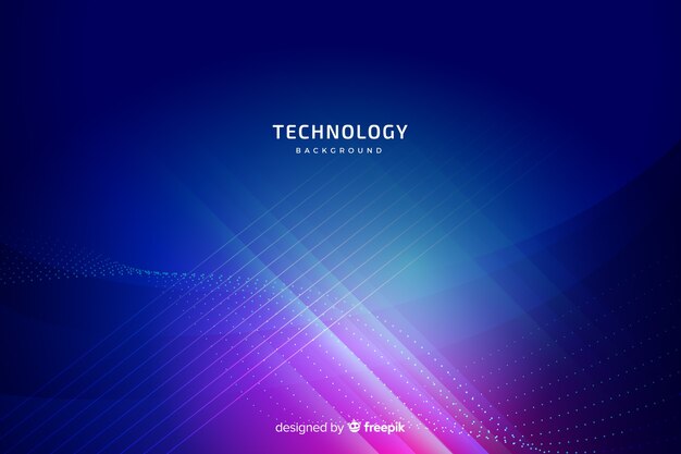Fondo tecnológico azul