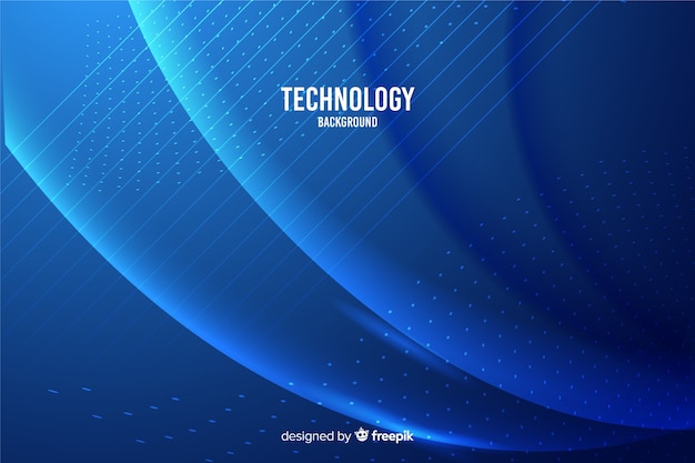 Fondo tecnológico azul