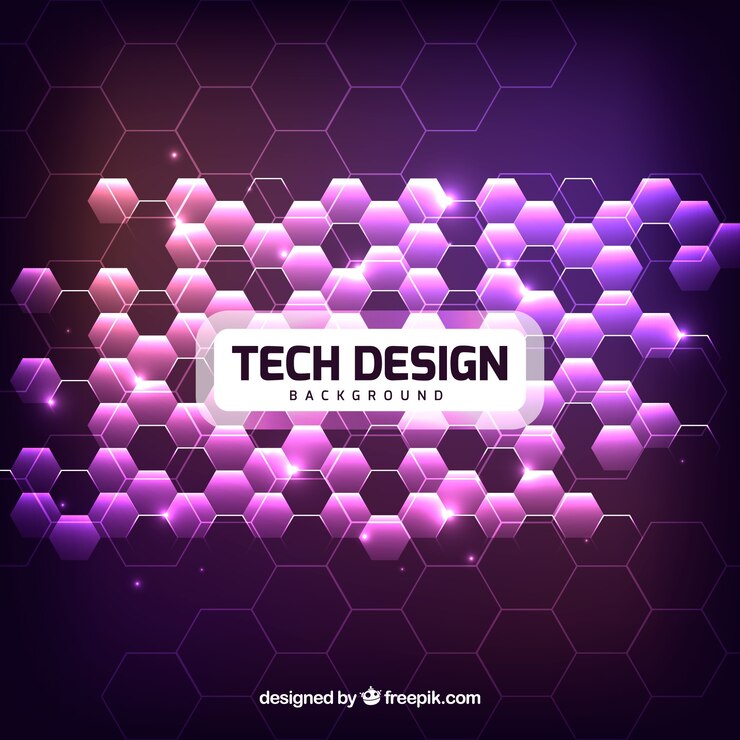 Vector gratuito fondo tecnológico en estilo abstracto