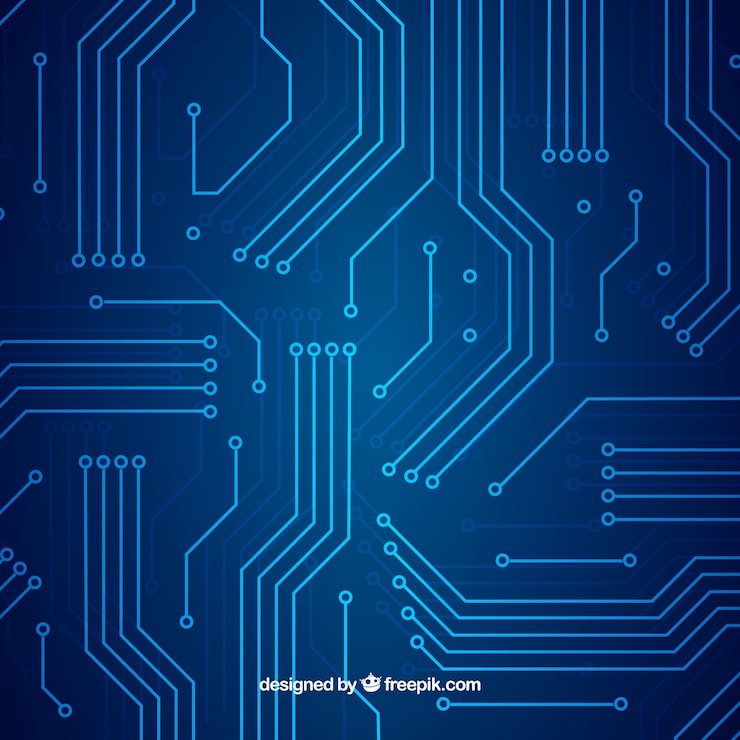 Vector gratuito fondo tecnológico en estilo abstracto