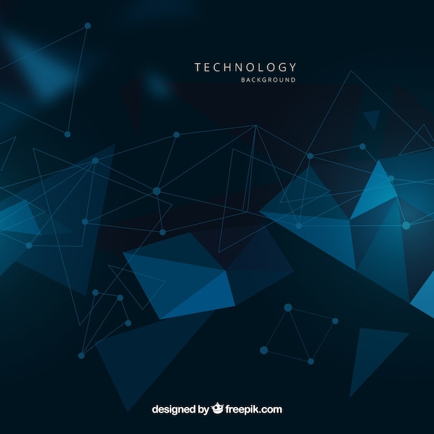 Fondo tecnológico en estilo abstracto