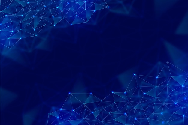 Fondo tecnológico con formas geométricas
