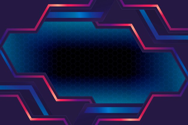 Fondo tecnológico futurista en gradiente