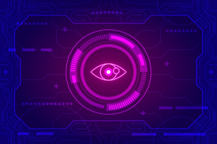 Vector gratuito fondo tecnológico futuristico