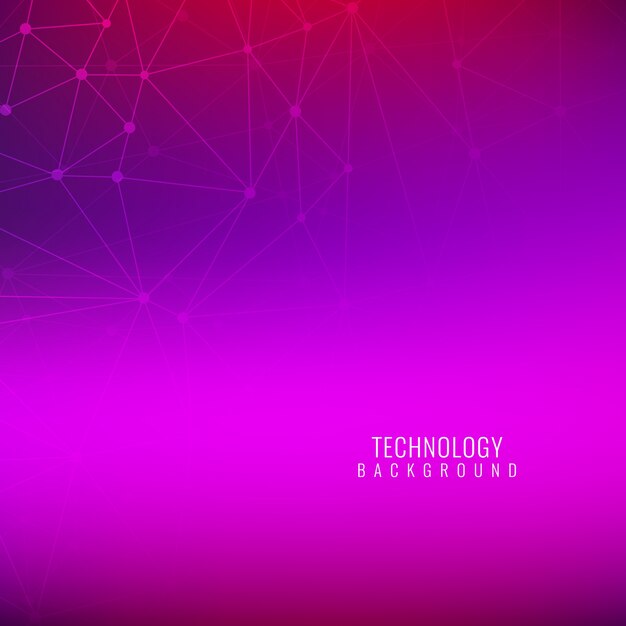 Fondo tecnológico morado