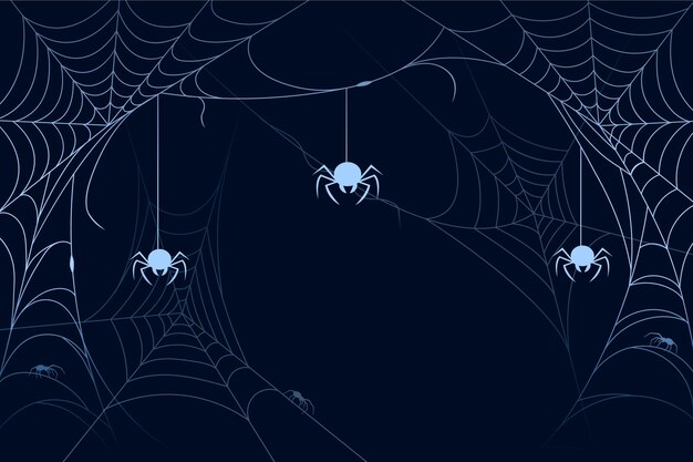 Fondo de telaraña de Halloween cocnept