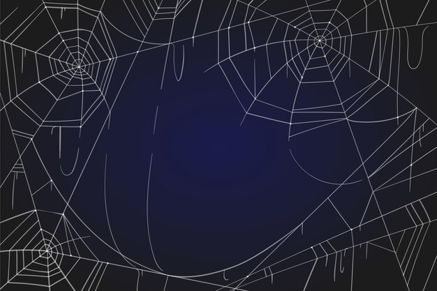 Fondo de telaraña de Halloween