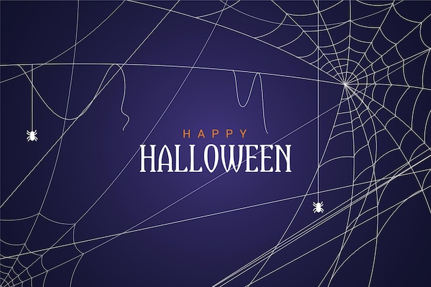 Fondo de telaraña de Halloween