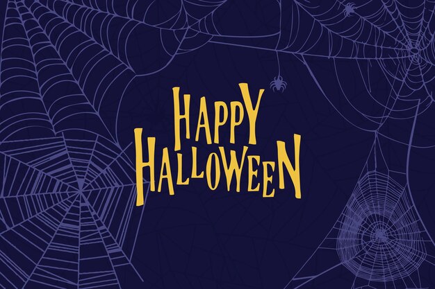 Fondo de telaraña de halloween