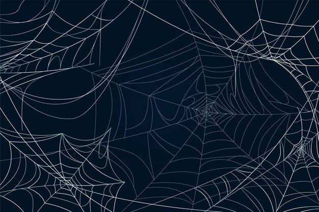 Fondo de telaraña de halloween