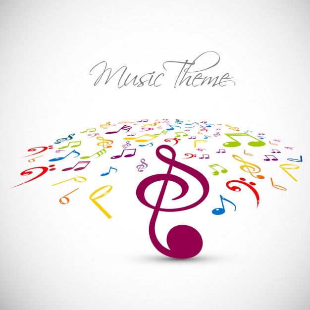 Fondo del tema de la música