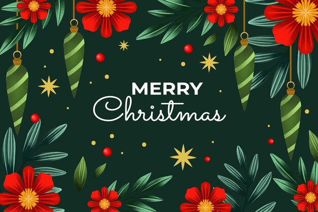 Fondo de temporada de navidad acuarela